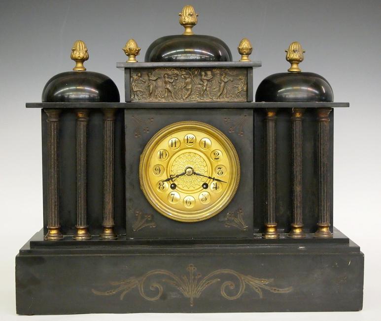 French Slate Mantle clock Price Guide