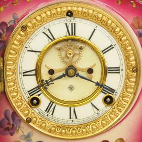 Ansonia Reporter Model China Shelf clock