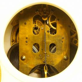 Ansonia Reporter Model China Shelf clock