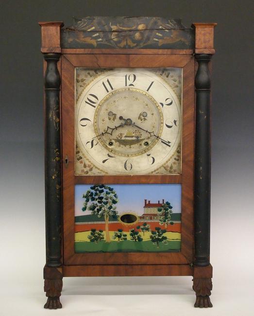 S. Stow Column & Splat shelf clock