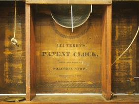S. Stow Column & Splat shelf clock