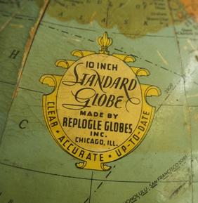 Lux/Replogle Globe Novelty clock