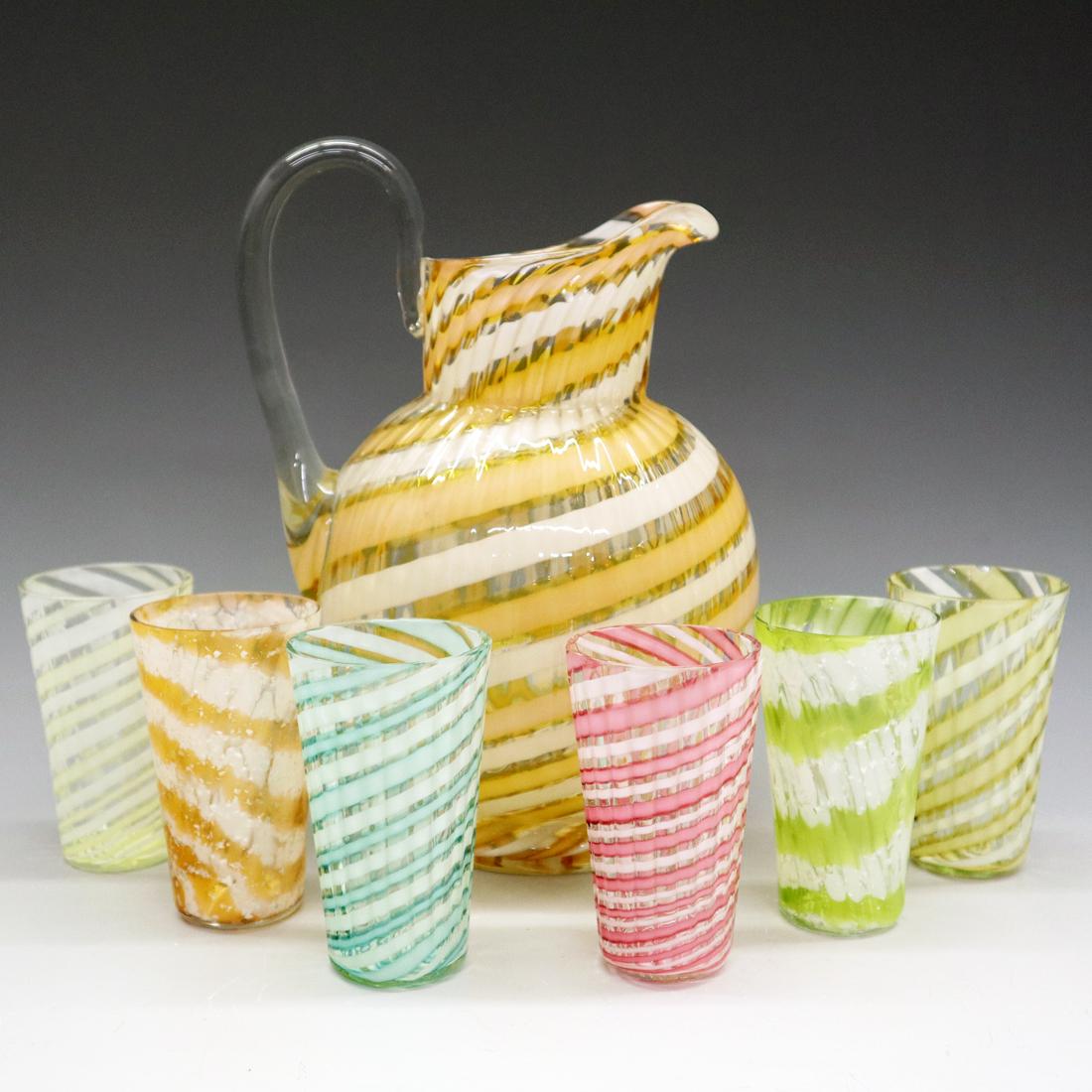 Venetian Glass Assembled Drink Set (1 of 1)