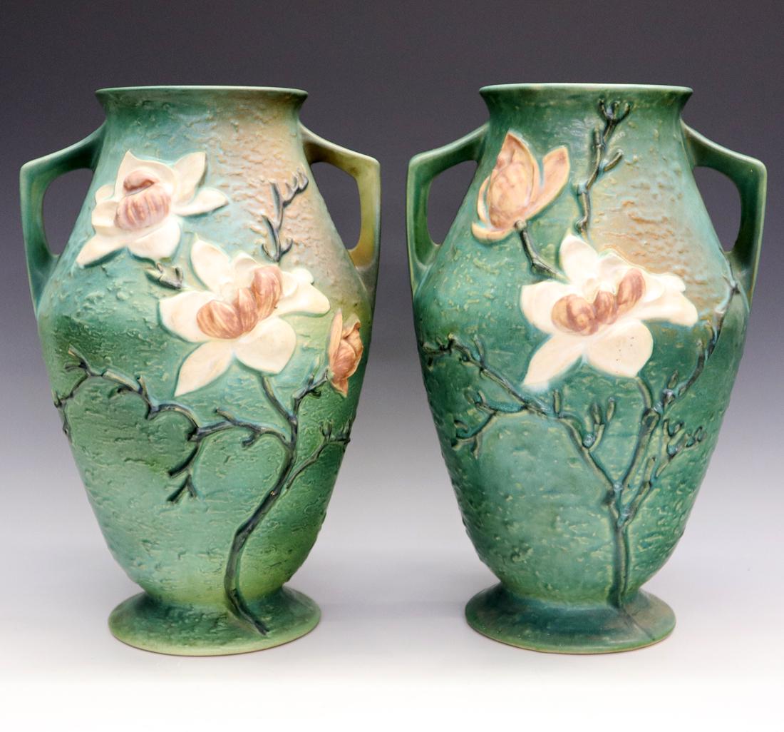 Pr. Roseville Vases (1 of 2)