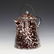 Brown & White Graniteware Coffee Boiler - 2