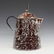 Brown & White Graniteware Coffee Boiler - 3