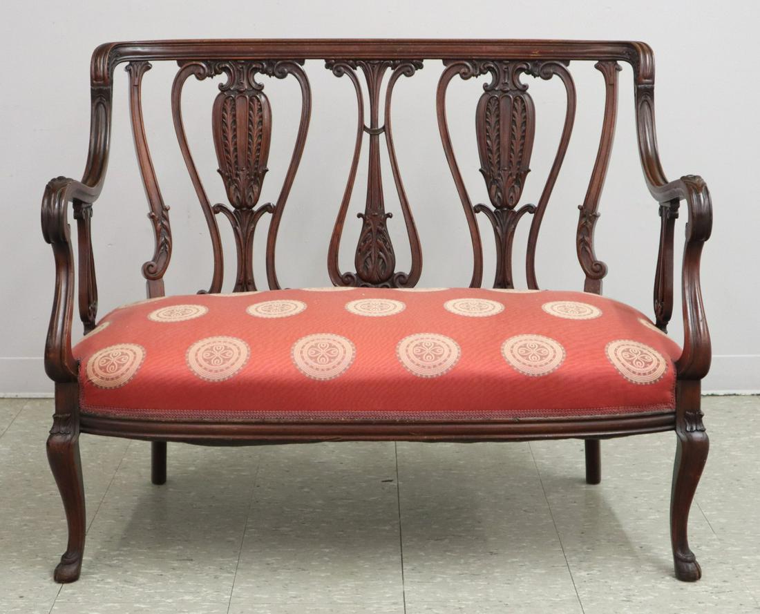 1920s Chair Back Settee (1 of 2)