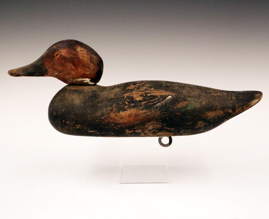 Mason Factory Red Head Duck Decoy (1 of 3)