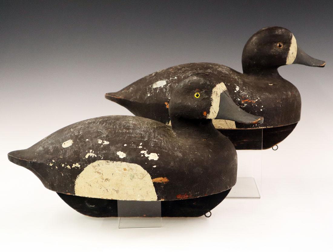 2 Over-Size Saginaw Bay Duck Decoys (1 of 3)