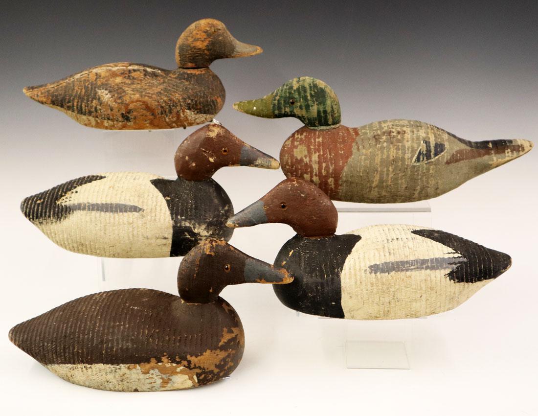 5 Victor Type Factory Duck Decoys (1 of 1)