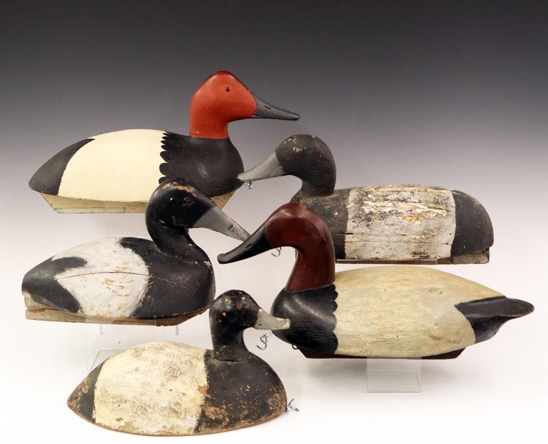 5 Vintage Duck Decoys (1 of 1)