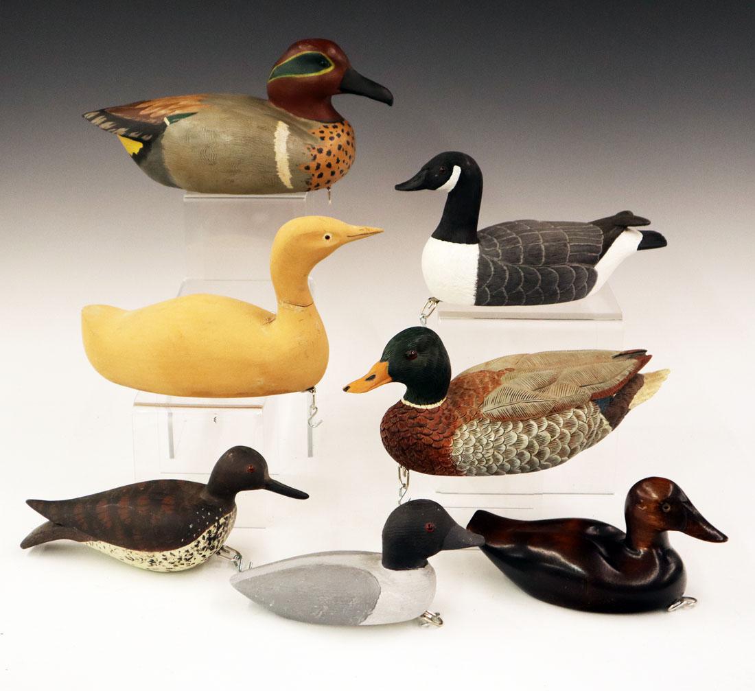 7 Miniature Duck Decoys (1 of 1)