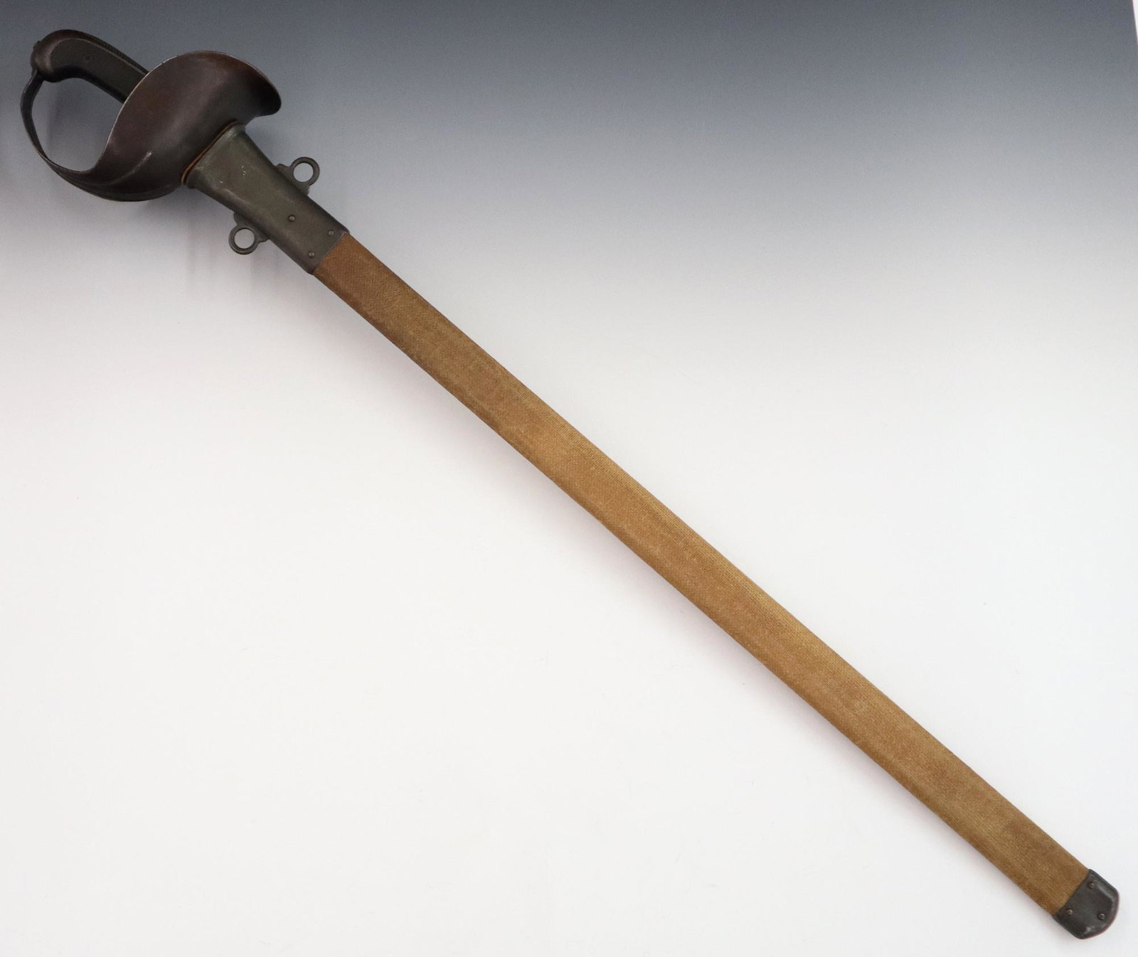 Model 1913 Cavalry sword by Geo. Patton: A Model 1913 Cavalry Sword by George Patton for Landers, Frary, & Clark. Designed in 1913 by George Patton. Stamped on the ricasso "L.F. & Co. 1918" on one side and "U.S. No. 13" on the other side. In