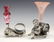 2 Figural Napkin Rings