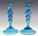 Pr Steuben Candlesticks