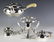 Georg Jensen "Blossom" Pattern Tea set - 7