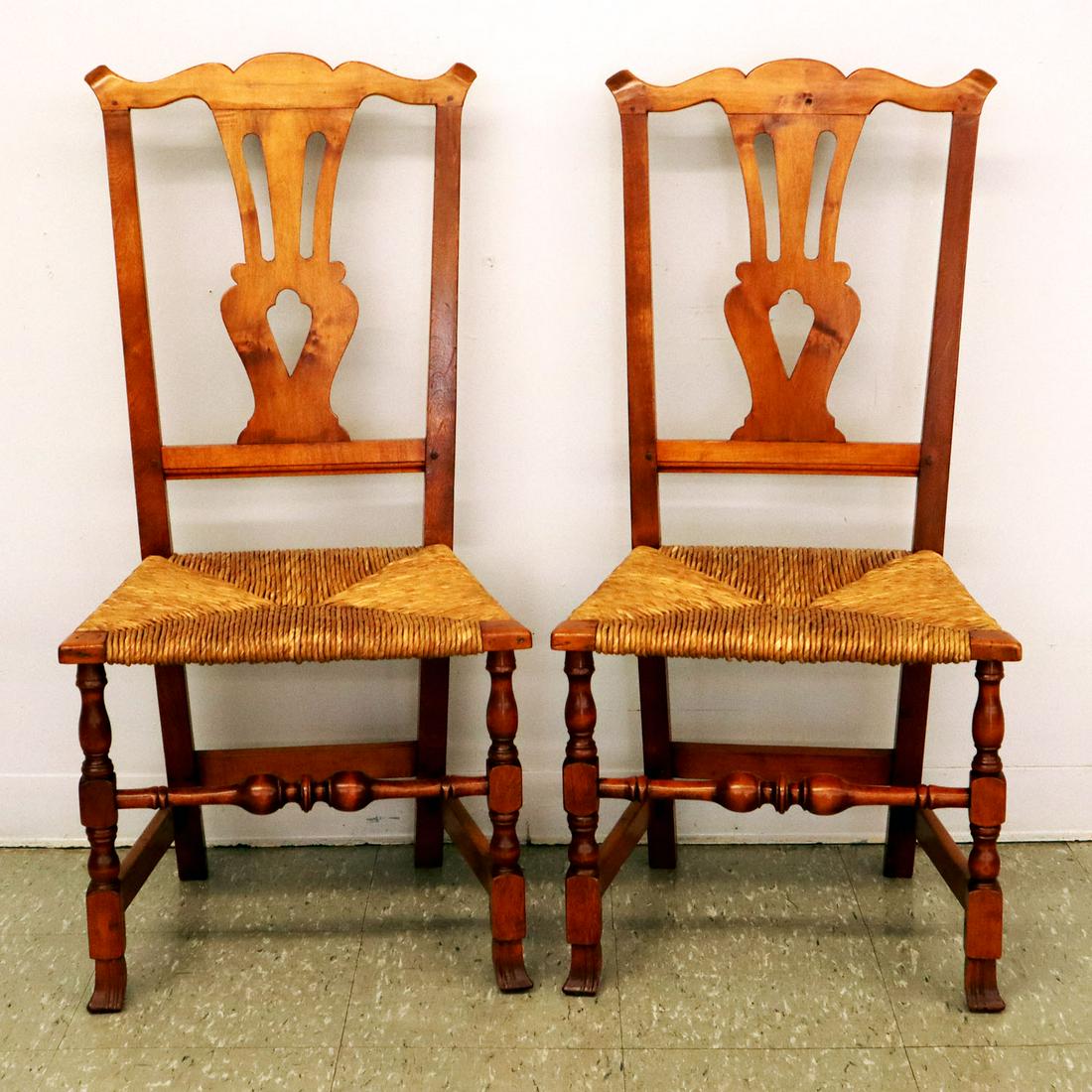 Pr. Chippendale Side Chairs (1 of 4)