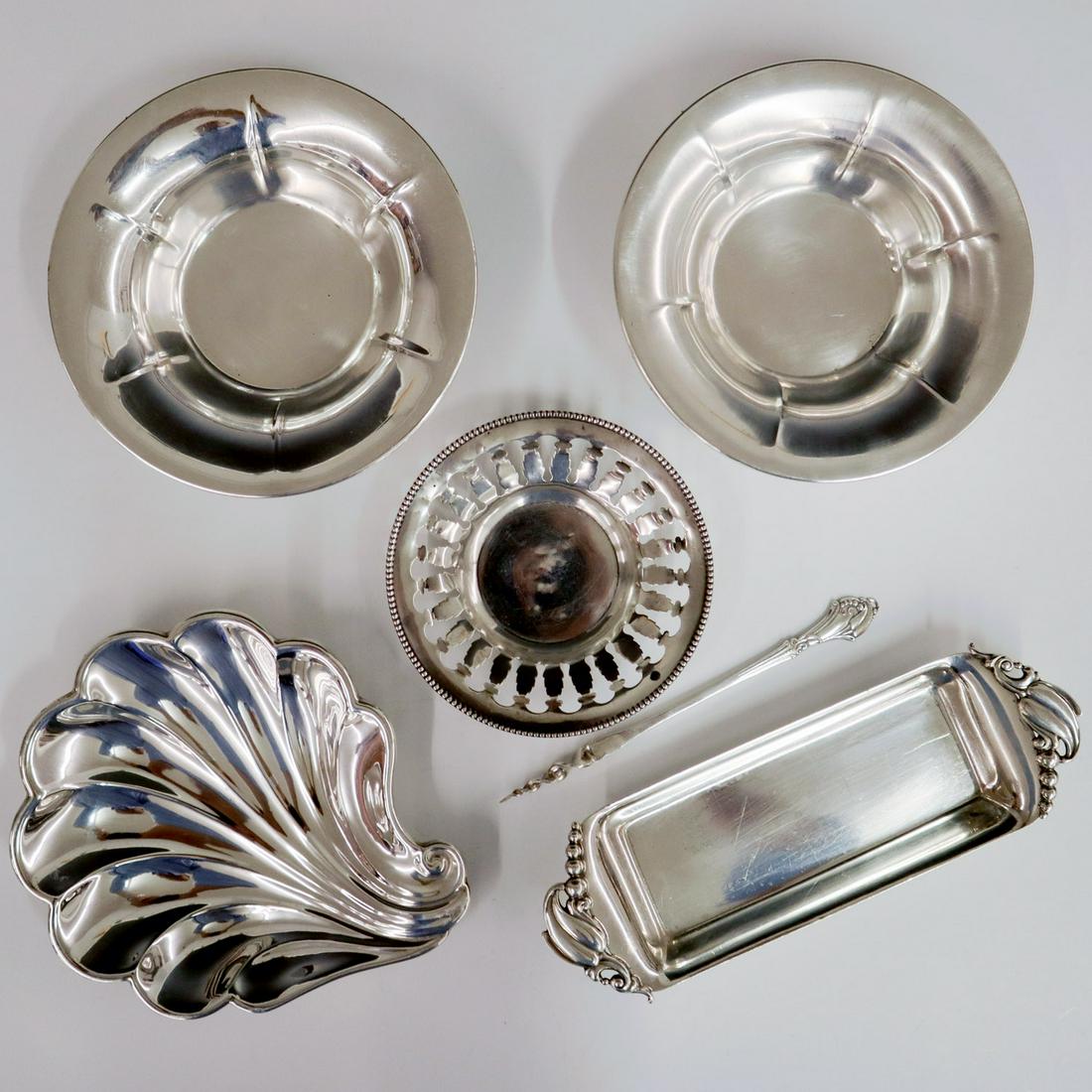 6 pcs of Sterling Tableware (1 of 3)