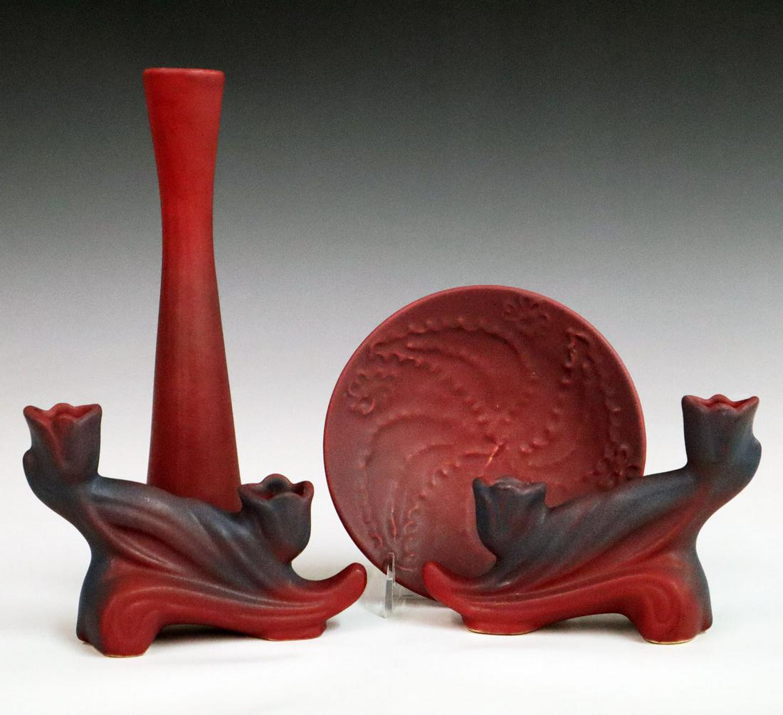 4 pcs Van Briggle Pottery (1 of 2)