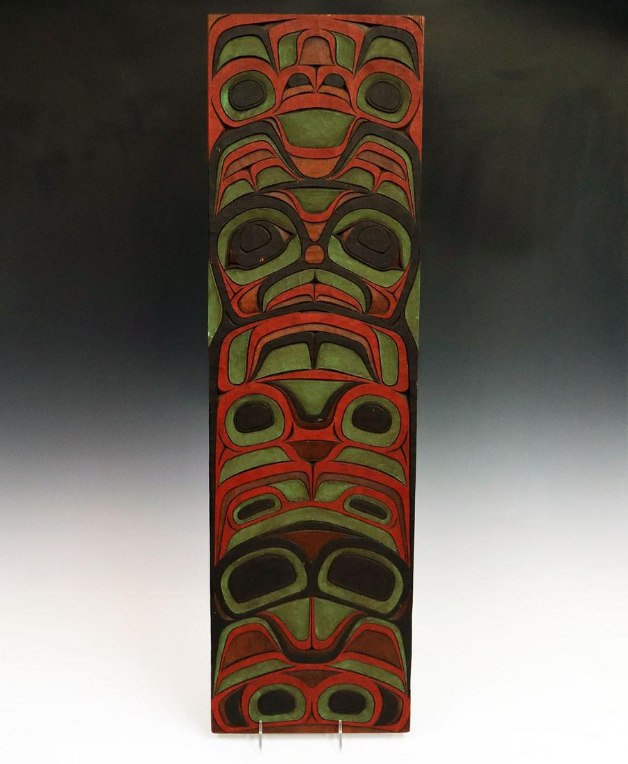 Scott Jensen (Adopted Tlingit, 20th c.) Totem Carving (1 of 3)
