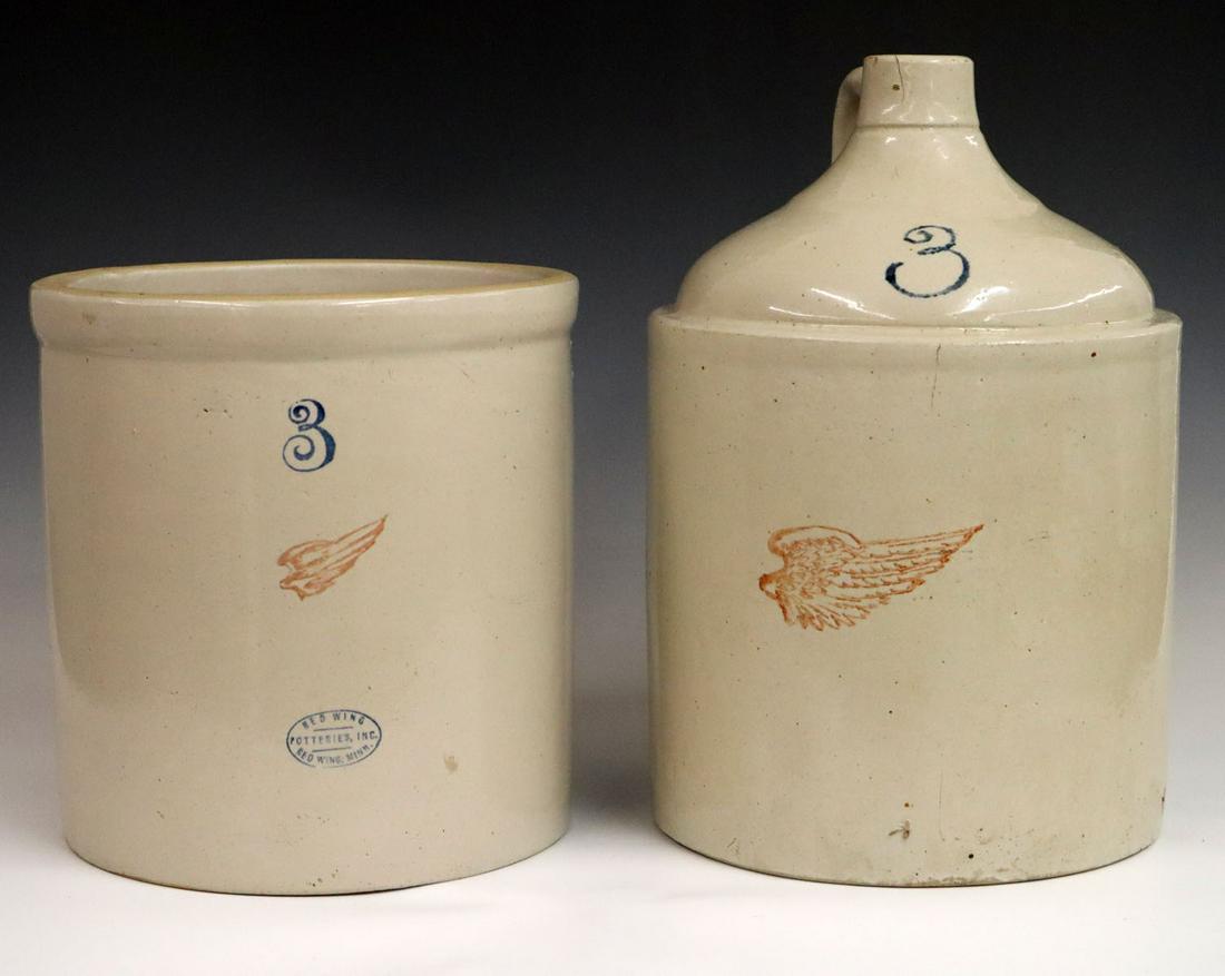 2 pcs of Redwing Stoneware (1 of 2)