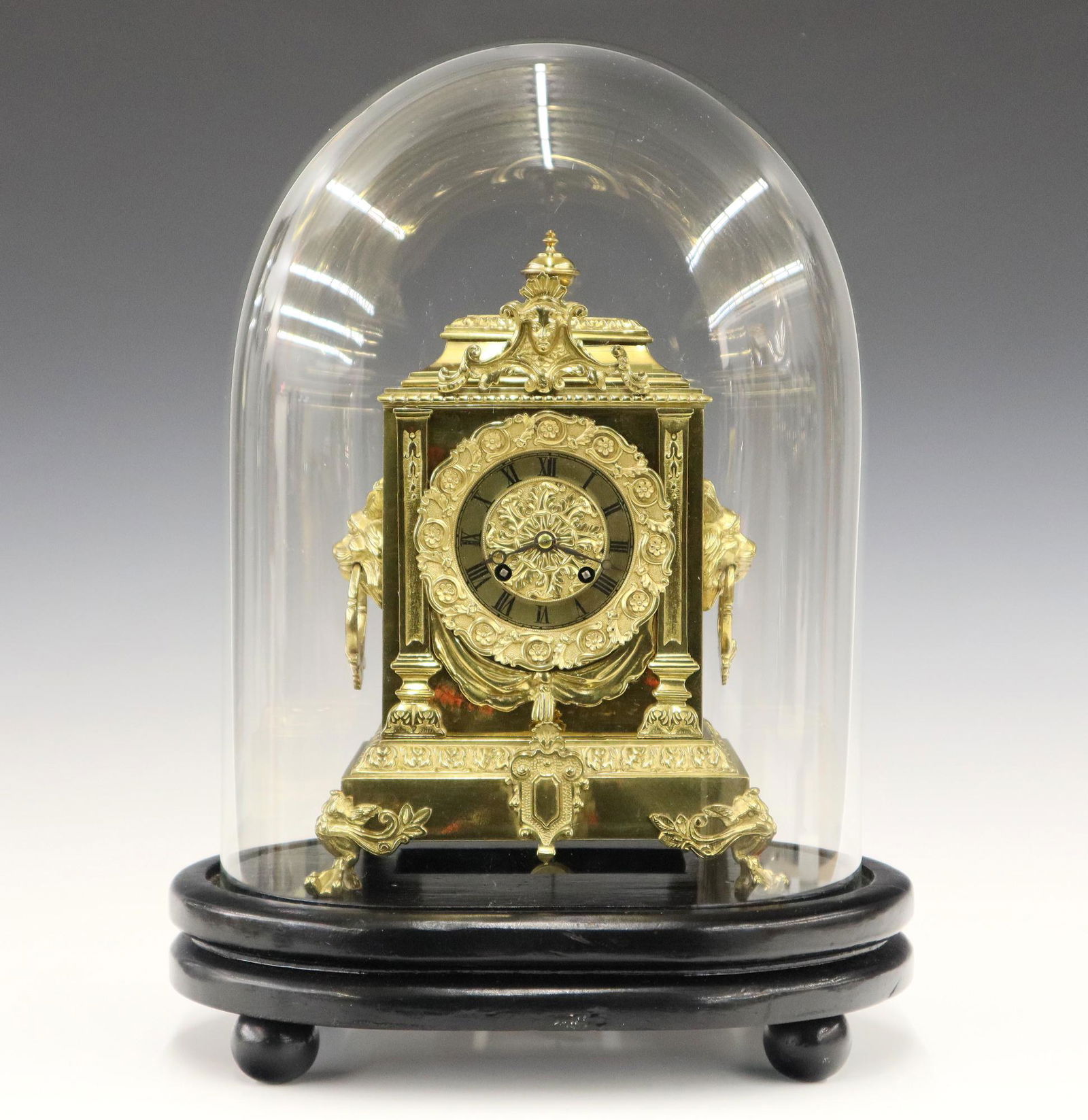 French Brass Table Clock (1 of 6)