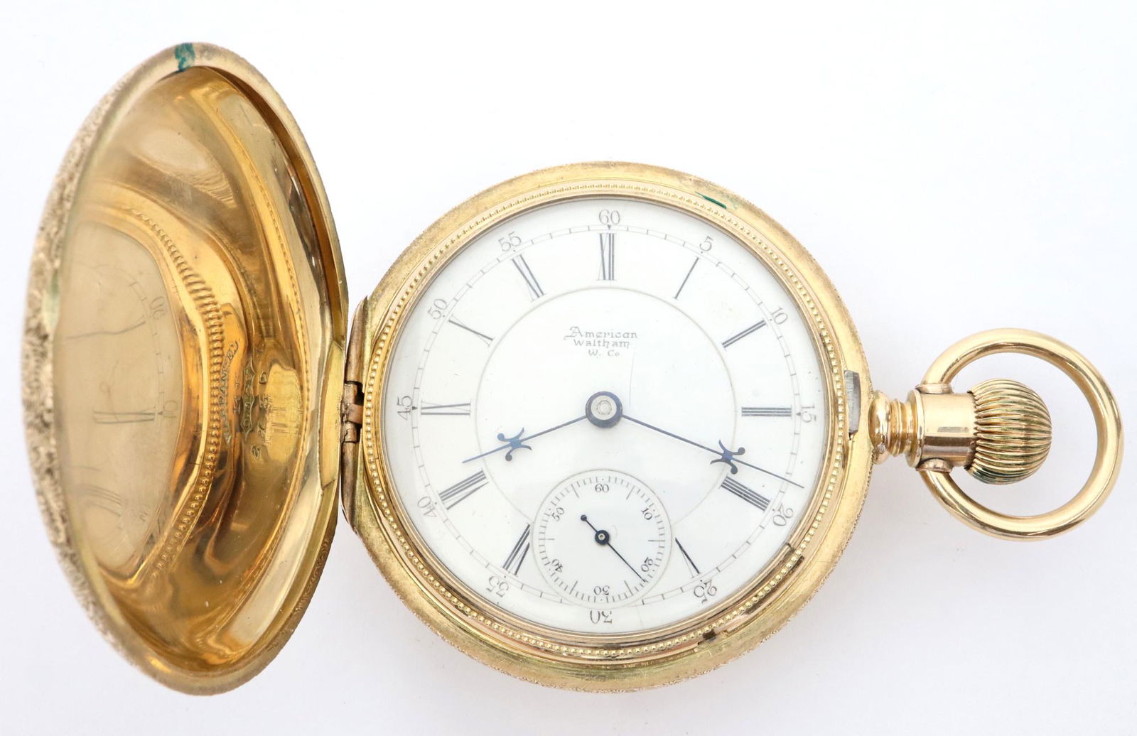 AWW Co. 14k Multi Gold Pocket Watch (1 of 6)
