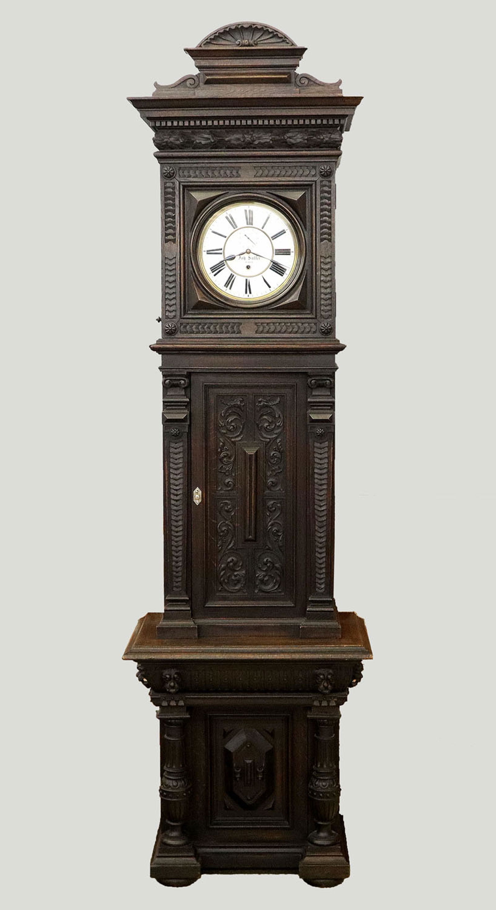 120 day Vienna Floor Clock (1 of 7)