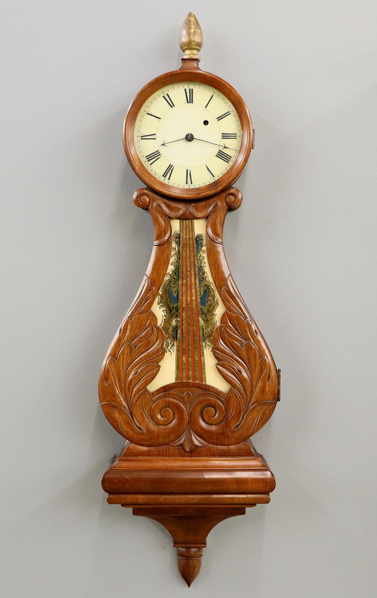Boston Lyre Front Banjo Clock (1 of 4)