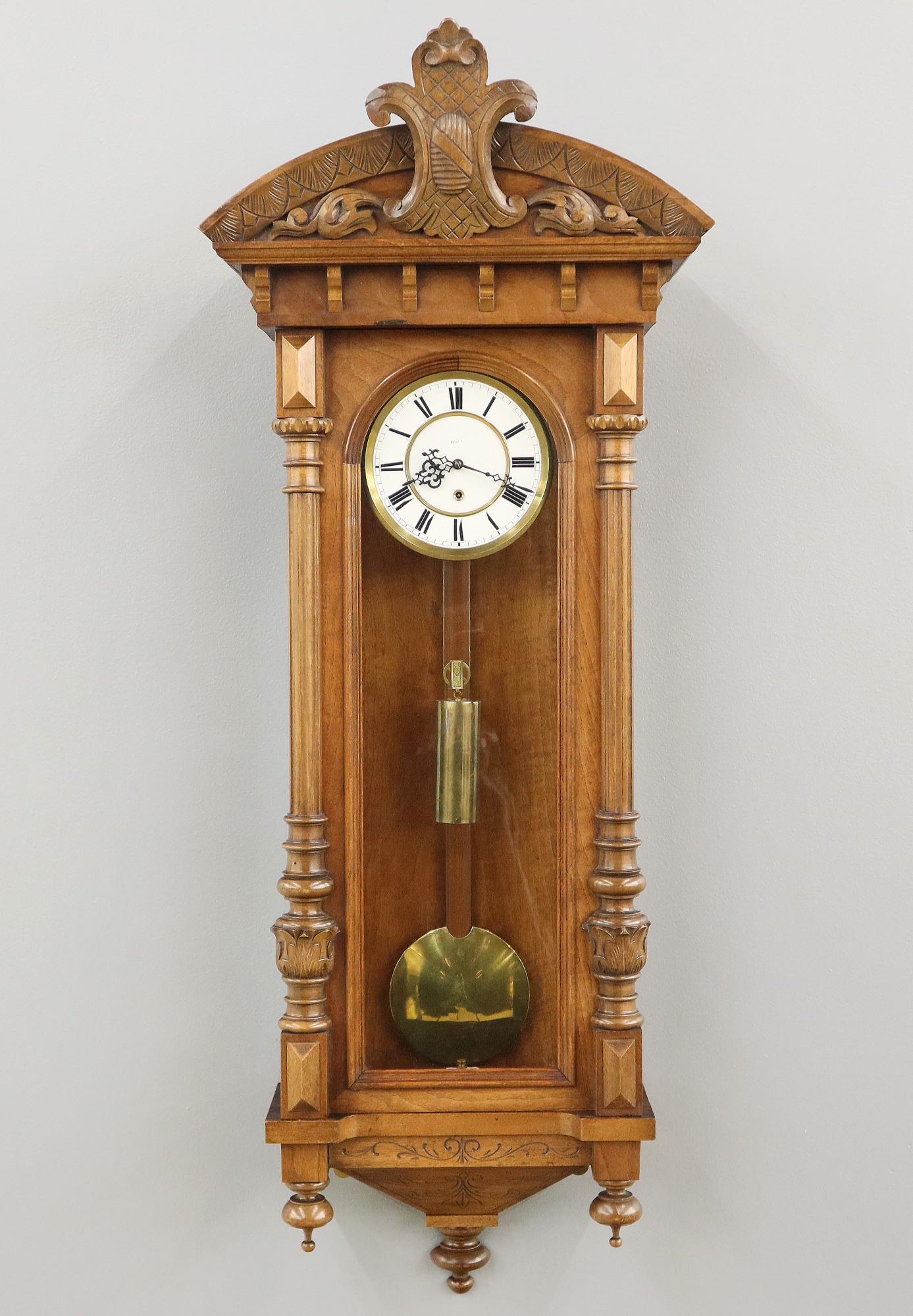 30 day Vienna Regulator Wall Clock (1 of 4)