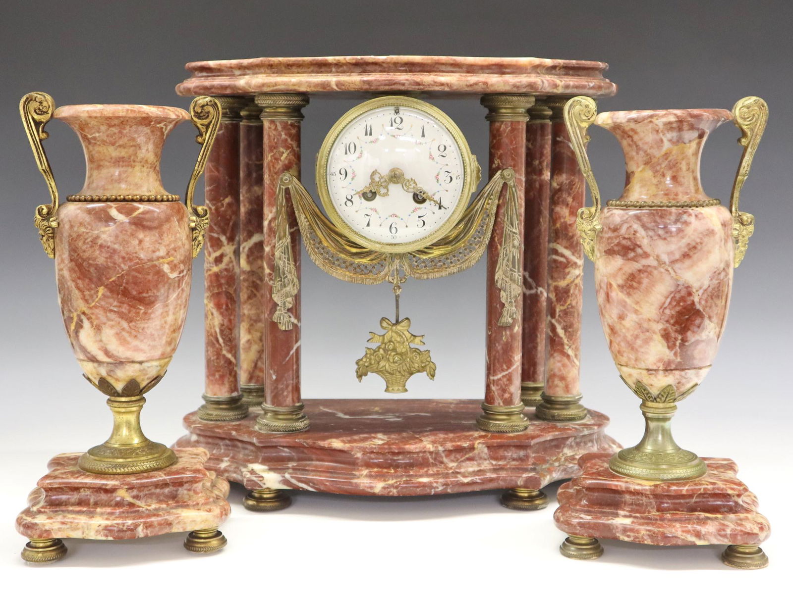 French Marble Clock Set (1 of 3)