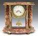 French Marble Clock Set