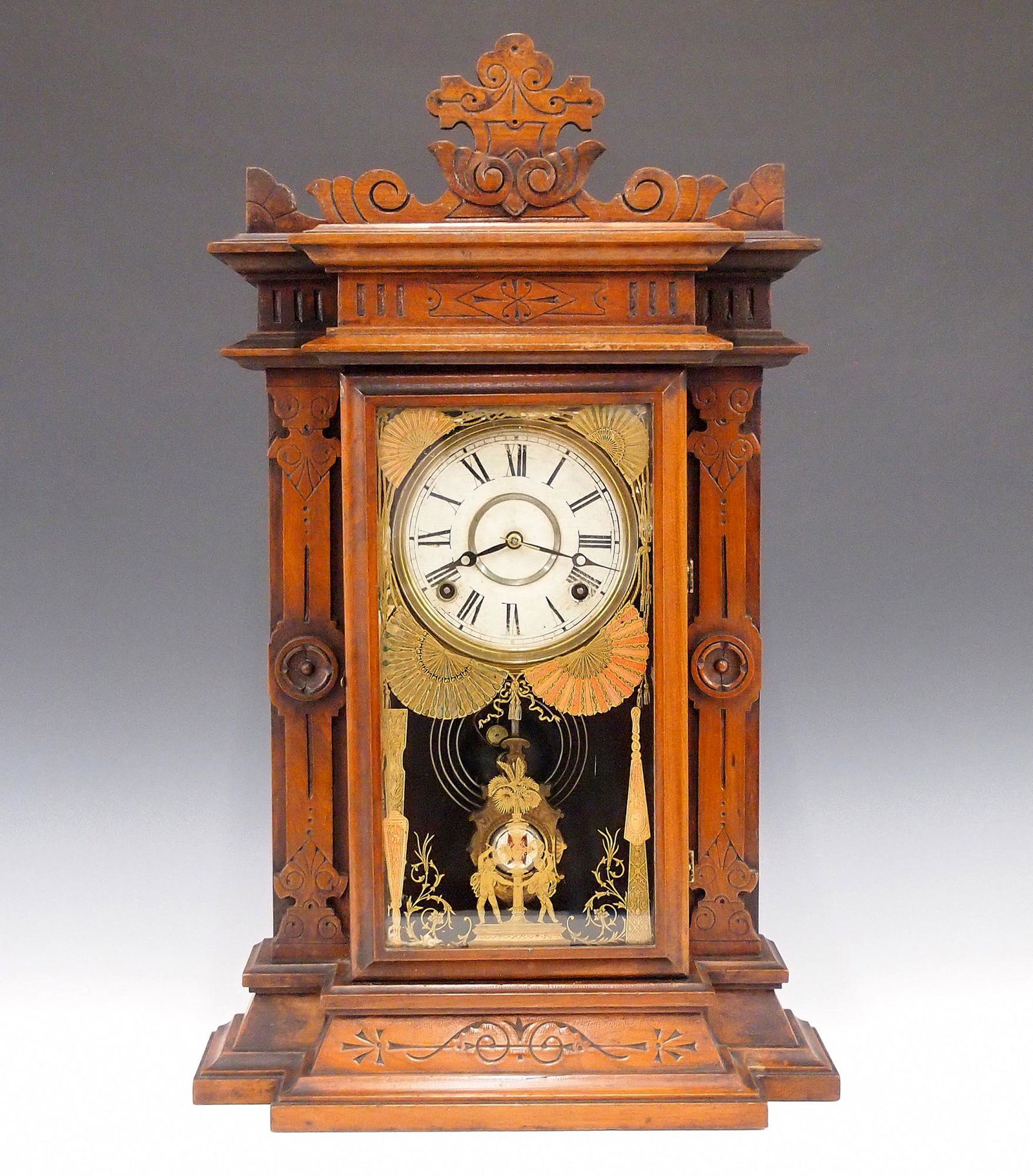 E N Welch Liszt Shelf Clock (1 of 5)