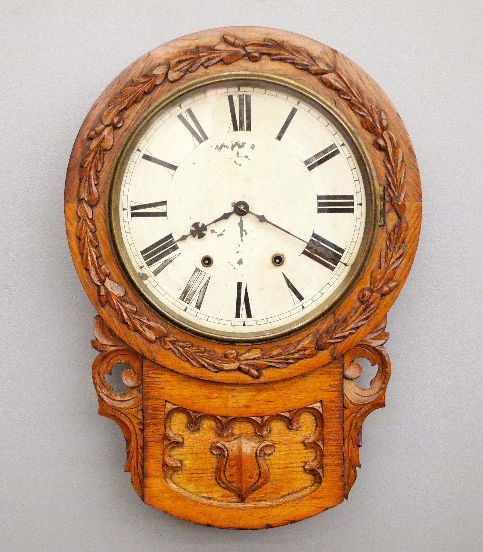 Anglo American Short Drop Wall Clock (1 of 3)