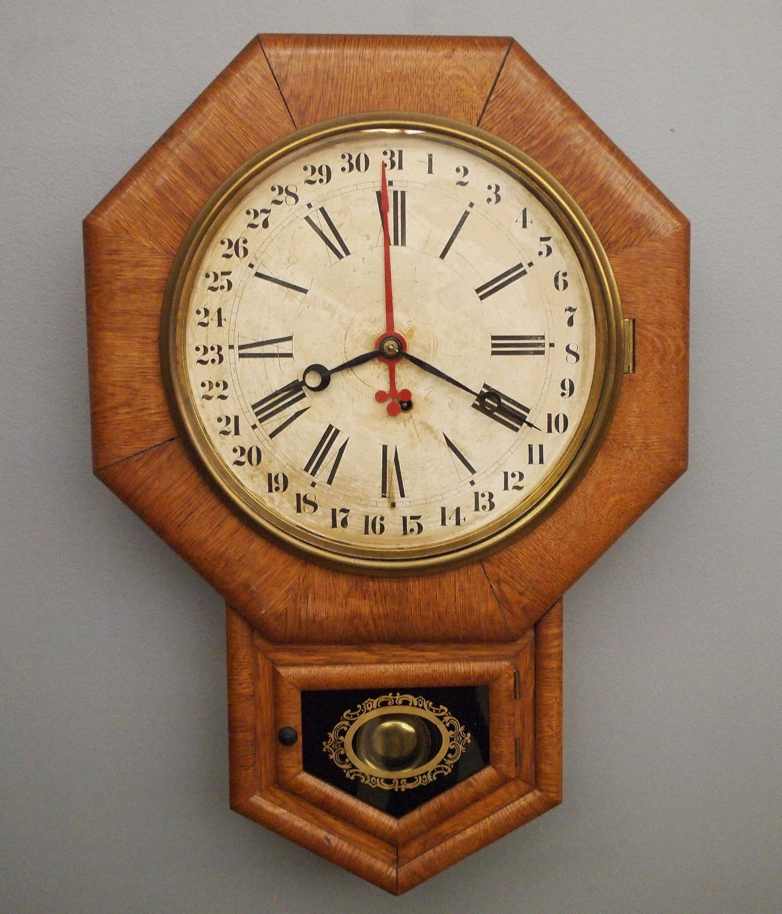 Ansonia Calendar School Clock (1 of 3)