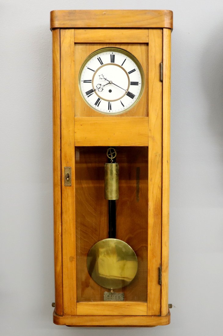 1 wt Vienna Regulator Wall Clock (1 of 3)