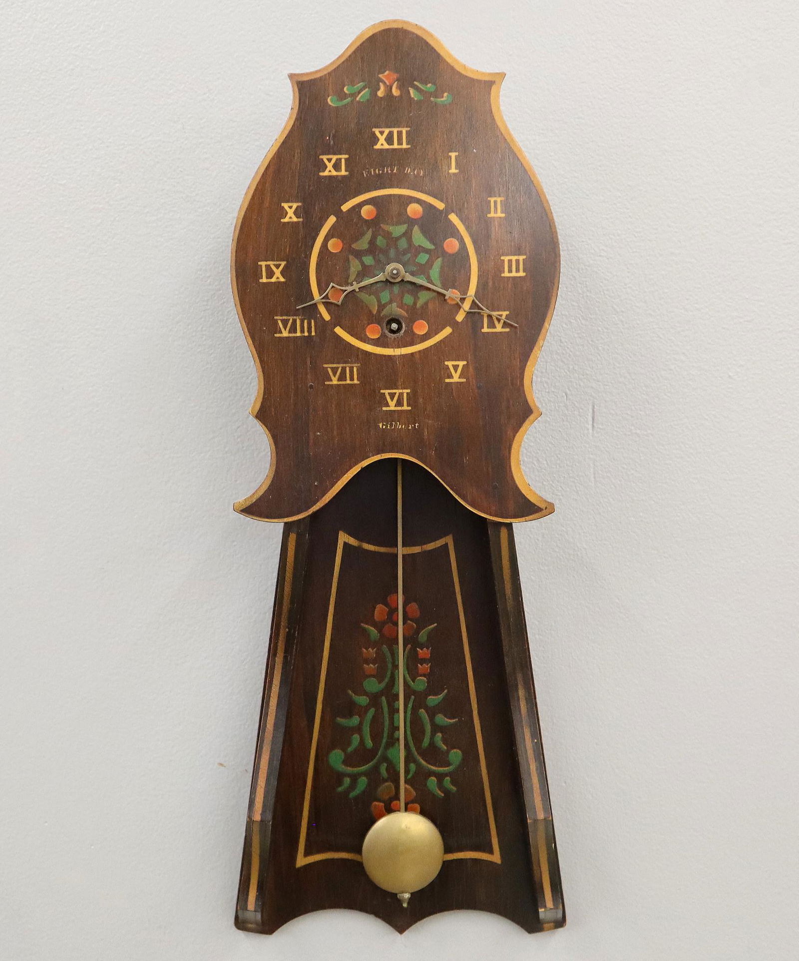 Gilbert Free swinger Wall Clock (1 of 2)