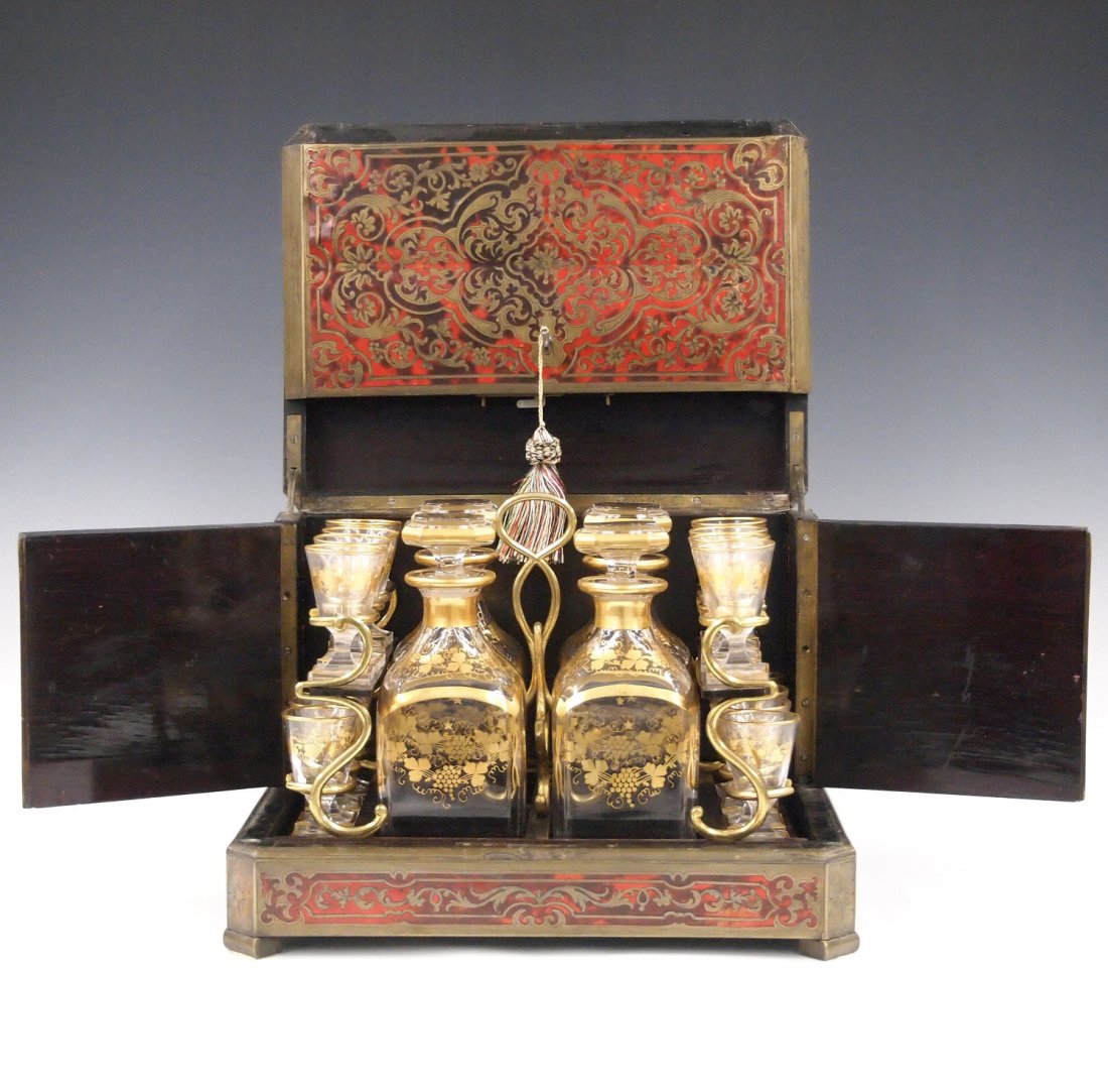Boulle Tantalus Set (1 of 5)