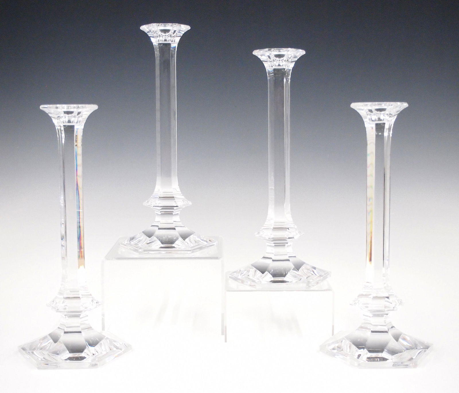 4 Val St Lambert Candle Sticks (1 of 2)