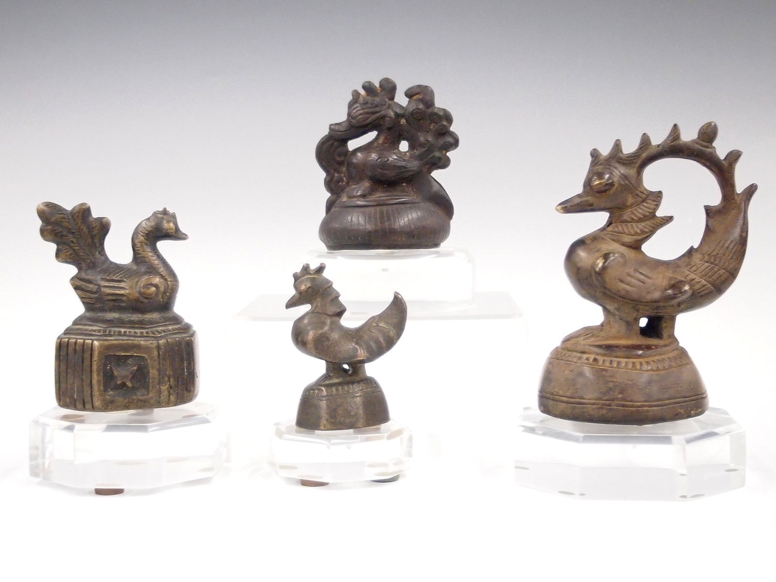 4 Thai Opium Weights (1 of 2)