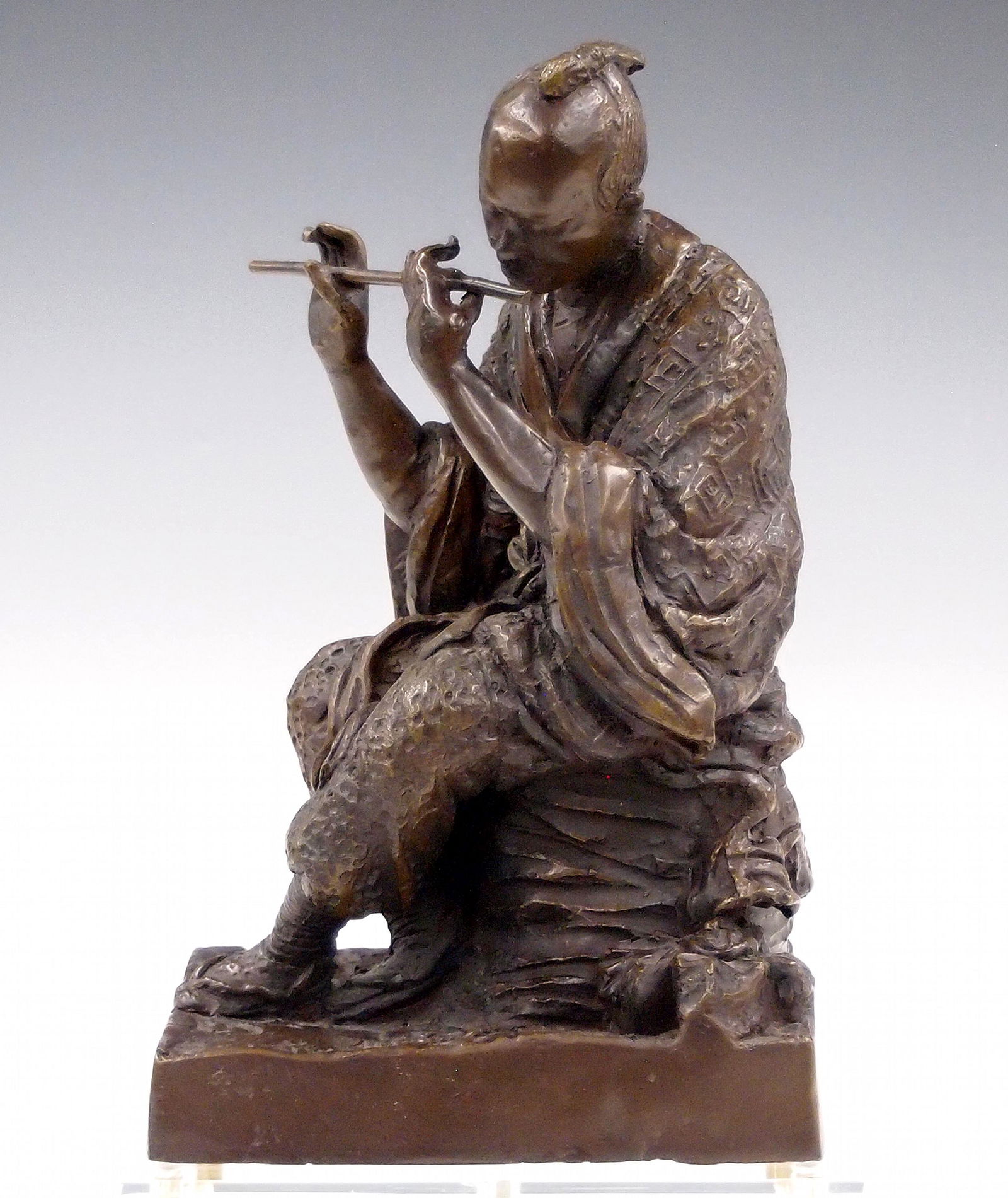 Japanese Cast Bronze Figure (1 of 4)