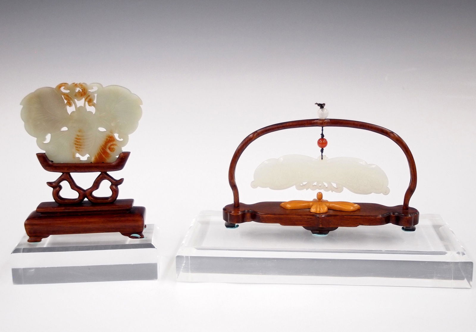 2 Chinese Hardstone Plaques (1 of 1)