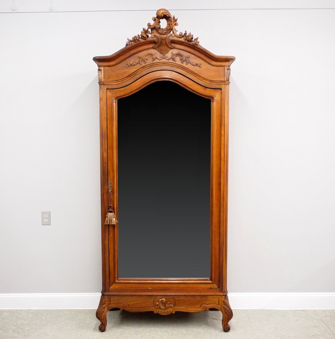 Louis XV Single Door Armoire (1 of 2)