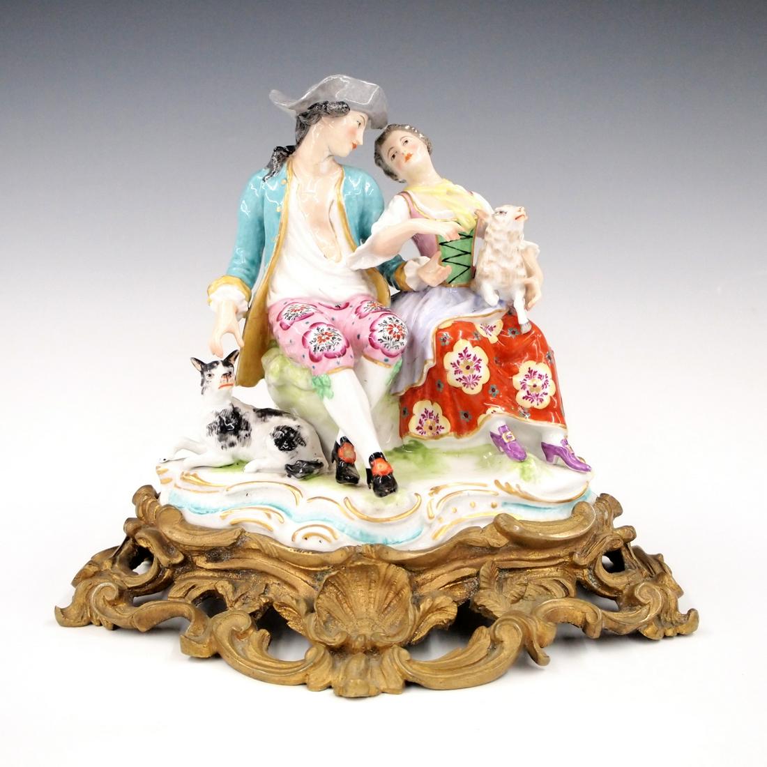 German Porcelain Candelabra Base (1 of 6)