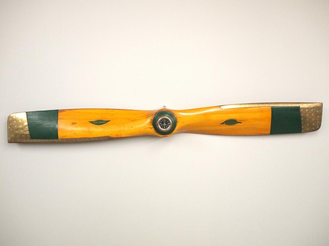 Wooden Aircraft Propeller Clock (1 of 3)