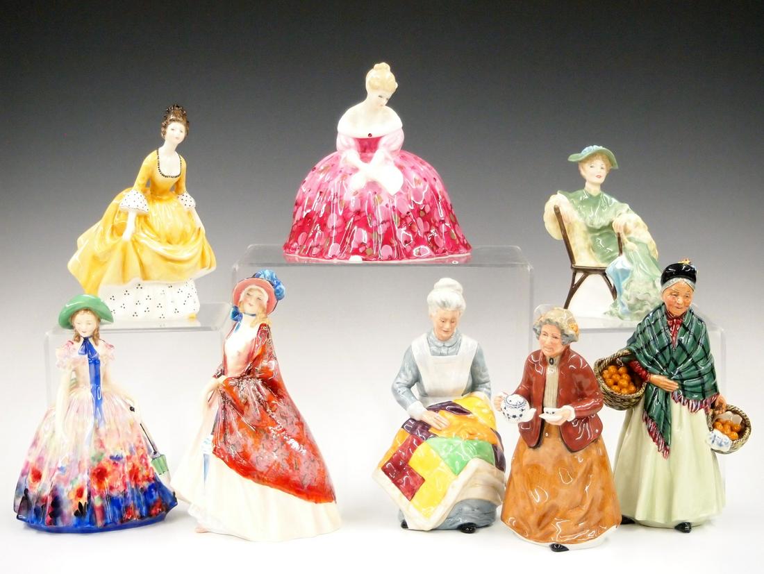 8 Large Royal Doulton Figurines (1 of 3)