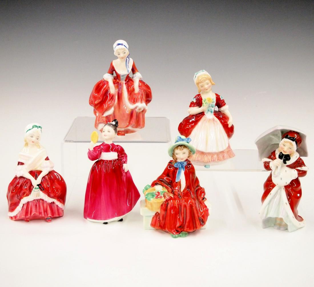 6 Royal Doulton Figurines (1 of 2)