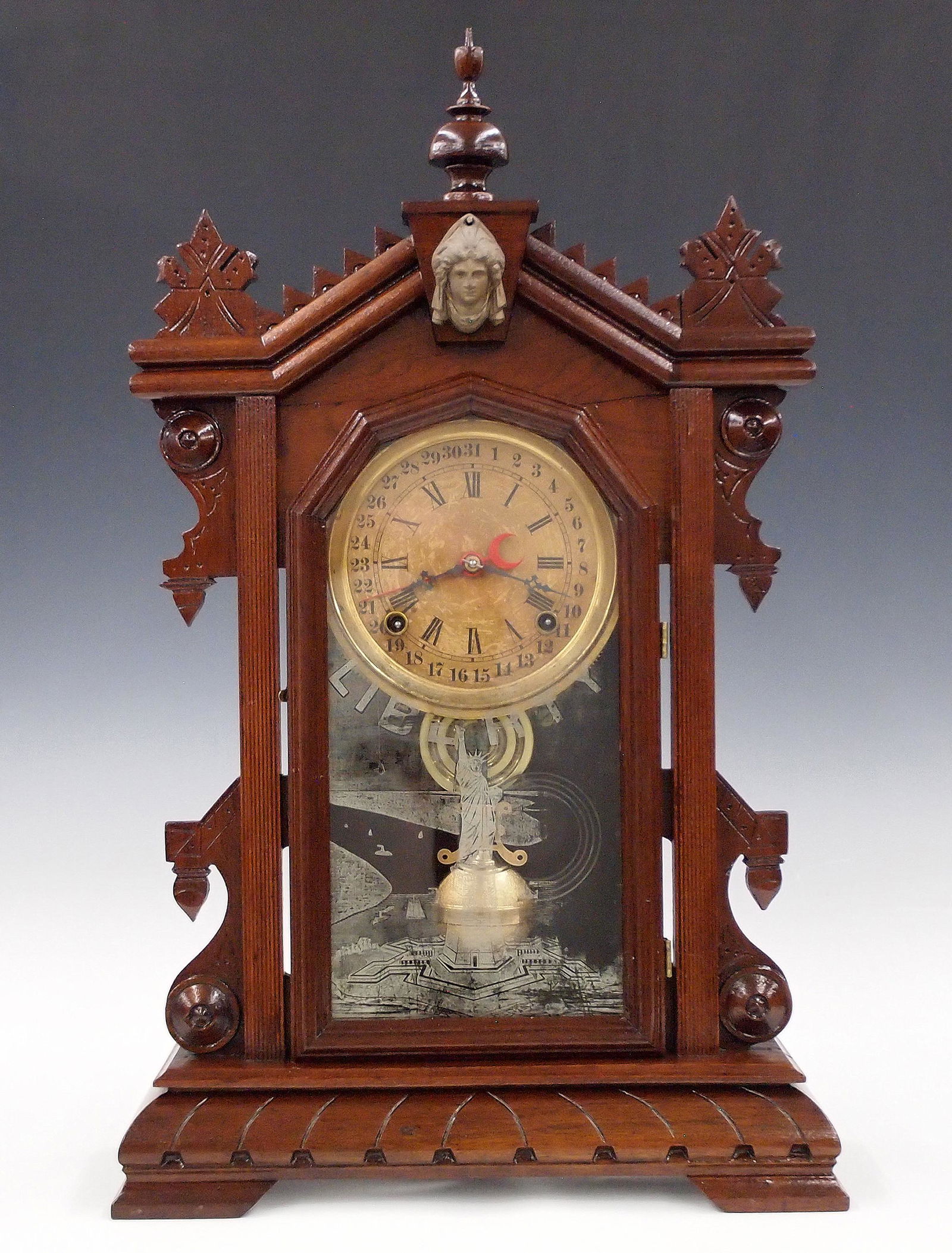 New Haven Liberty Kitchen Shelf Clock (1 of 2)