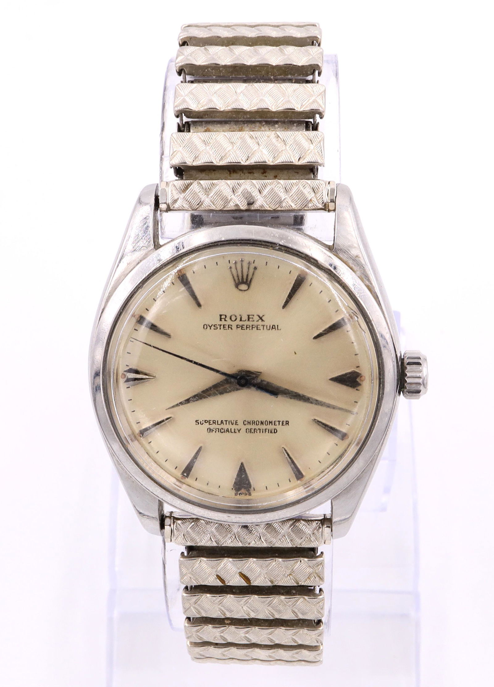 Rolex Gent's Oyster perpetual Wristwatch (1 of 6)
