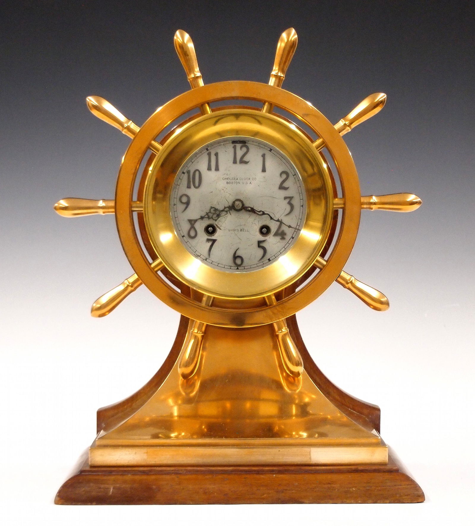Chelsea Yacht Wheel Mantle Clock (1 of 3)